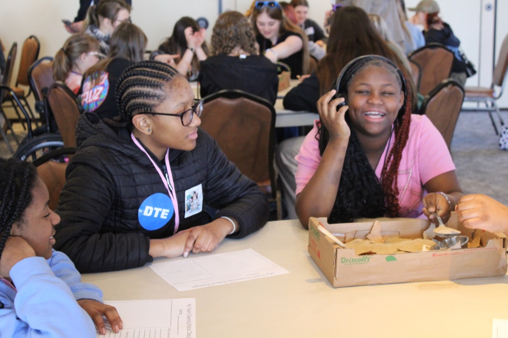 PCE Outreach Brings GVSU BeBot Activity to the 2026 JA Girls Dream Fair